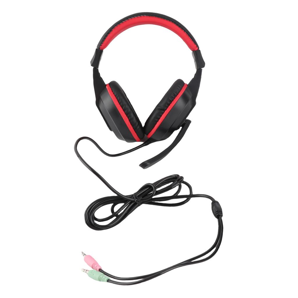 Gaming Headset 3.5mm 3D Surround Sound Mega Bass 360 Degrees Mic Ergonomic Design Headset with