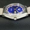 JAPAN VINTAGE SEIKO 5 AUTOMATIC MENS BLUE COLOR DIAL WATCH a701618-5 R206c-a701618