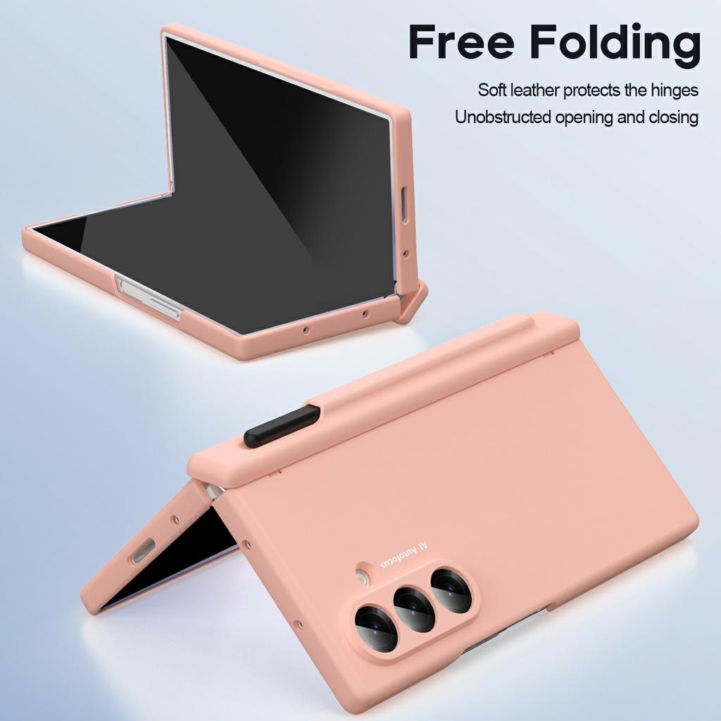 For Samsung Galaxy Z Fold7 5G Case Hinge Protection PC Phone Cover with Stylus/Stylus Slot