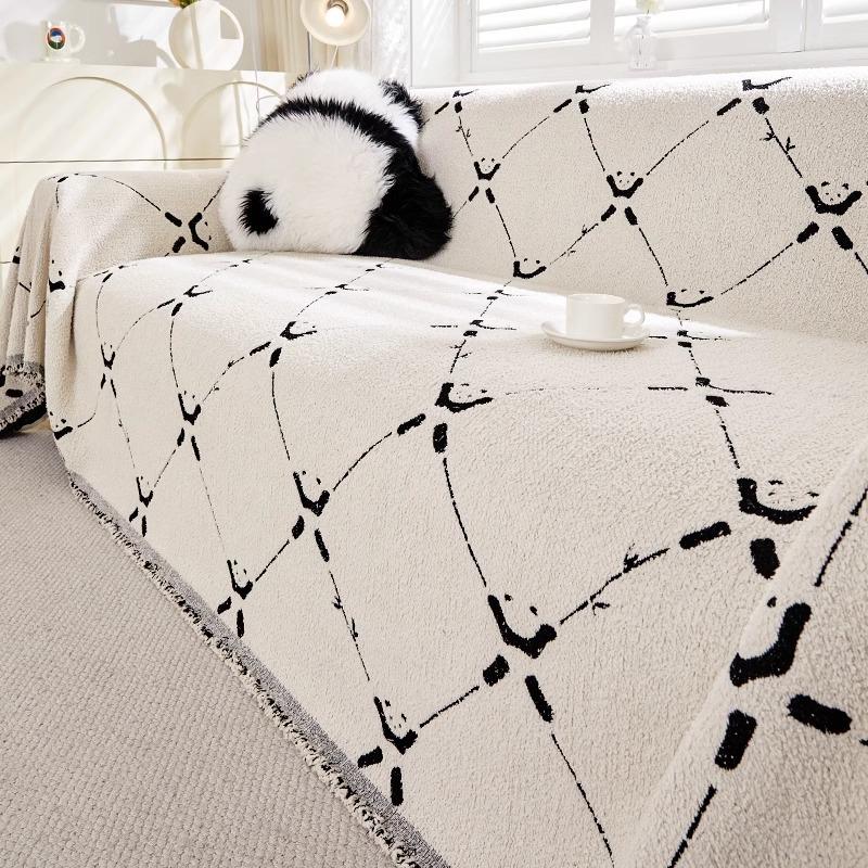 

Sofa cover, thickened plush in autumn and winter 2025 new sofa towel, a whole blanket, sofa cover all-inclusive 45 * 45cm pillow cover