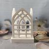 Candlestick Molds Silicone Silicone Molds Plaster Mold Gothic Decor House Shape Resin Molds Candle Holder Molds Resin Casting