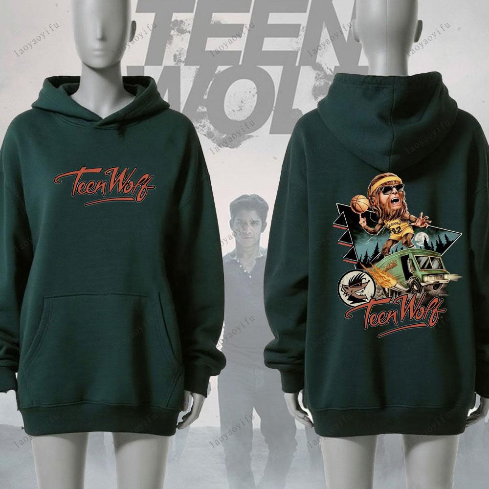 Teen Wolf Hoodie Men Pullover Novelty Trending Clothes Autumn and Winter Keep Warm Tracksuit Street Fashion Sportswear