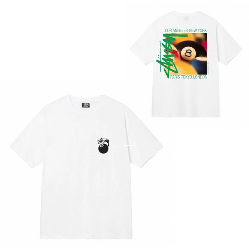 Short Sleeve T-Shirt Couples Street Style Letter Print Loose Fit Breathable Top