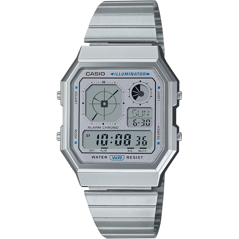 [CASIO] CASIO Standard Digital wristwatch with analog display Vintage Series A130WE-7A Unisex Sil...