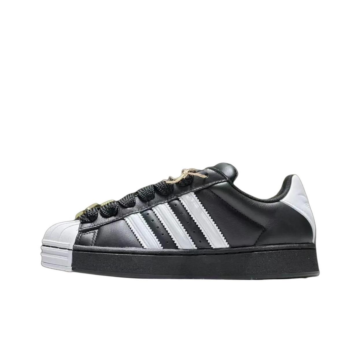 Adidas Originals Superstar St Comfortable Fit Skate Shoes Men Sneakers Black JR7444 40⅔