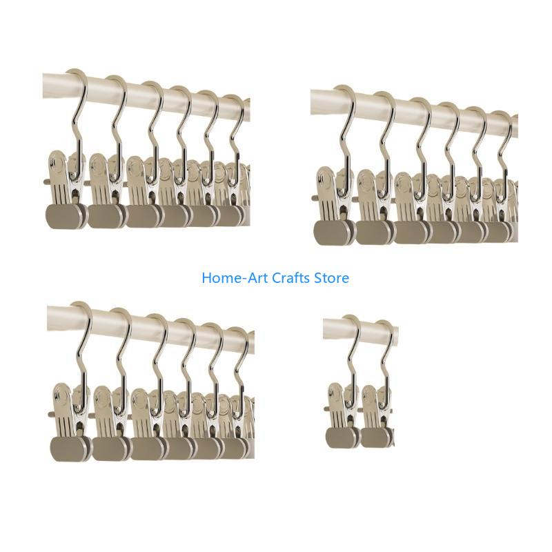 

Y3NA Industrial Strengthes Laundry Hook 360° Pivoting Head And Nonslip Padding Wide Clothespin For Functional Home Use 2026 New