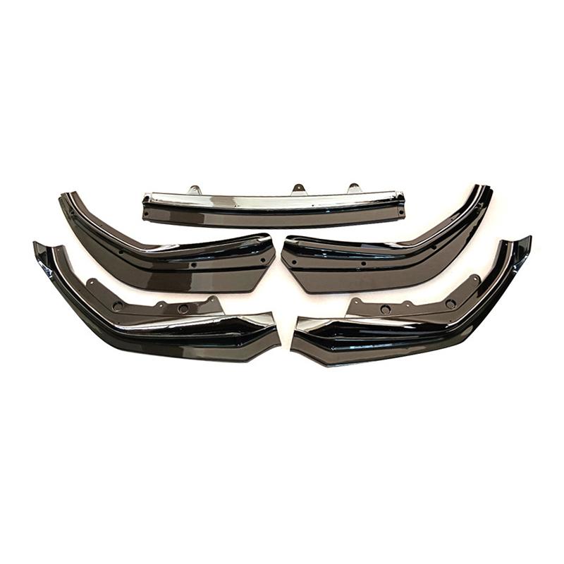 

For For BMW 3 Series G20 G21 G28 M-Pack 2019 To 2026 5PCS High Quality ABS Front Bumper Lip Spoiler Body Kit Glossy Black