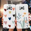 Case For Poco X3 Pro Pocox3 X 3 NFC Cute Heart Flower Back Cover Soft Silicone Matte Protective Funda For Xiaomi Poco X3 Pro Bag