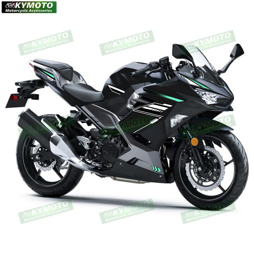 For Ninja400 Ninja 400 EX400 EX 400 Motorcycle Accessories Body Stickers Decorative Fairing Full Car Kit Reflective Decals