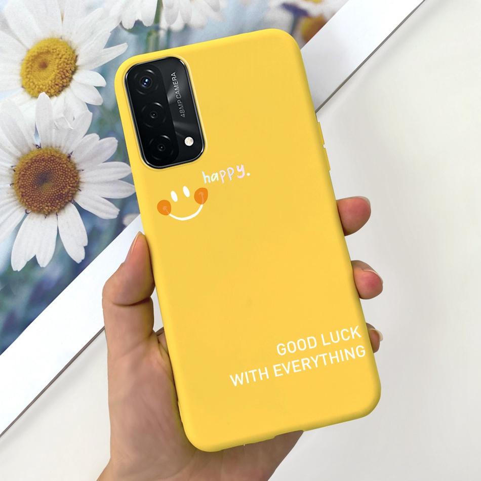 Für OPPO A93 5G Hülle Oppo A74 5G CPH2197 CPH2263 Modisches Mond Design Weiches Silikon Schutzhülle Handyhüllen