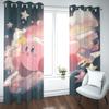 Kirby Cartoon Home 3D Print Cute Style Pink Decoration Polyester Window Blackout Children Bedroom Living Room