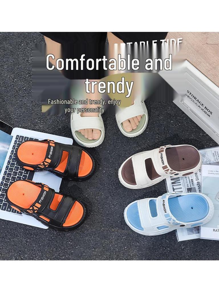 Men's Summer Thick Sole Non-Slip Sports Sandals: Breathable, Wear-Resistant, Cloud-Like Comfort for Outdoor Use
