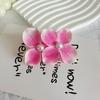 2 Stück Sommer-Haarnadel Farbverlauf Hortensie Doppelblüten-Design Imitation Perlenverzierung Haarspange Pony Seitenhaar Sommer-Haarschmuck
