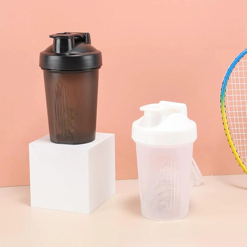 Hot 1-7PCS 400ML Blender Shaker Bottle with Scale Protein Shakes Leakproof for Powder Workout Gym Sport Mixing Cup Water Bottle