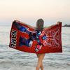 1pc Transformers Beach Towel with Custom Name, Beach/Swimming/Bath/Picnic/Camping Towel, Suitable for Seaside Beaches