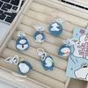 Cute Cartoon Ocean Animal Luminous Shark Keychain Backpack Pendant Decoration Accessries Gifts