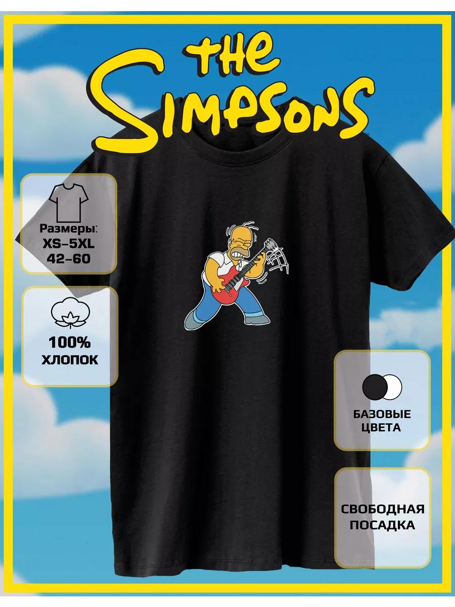 T-shirt with Simpsons print 2XL