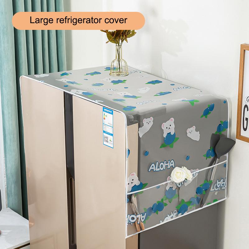 Refrigerator And Washing Machine Dust Cover Storage Hanging Bag Washable Protect Cover Cloth Storage Bag