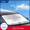 2025 Hot For Ford Car Sunshade Windshield Umbrella Front Window Sun Shade UV Protection For Ford Ranger C-Max SMax Focus MK3 Gal