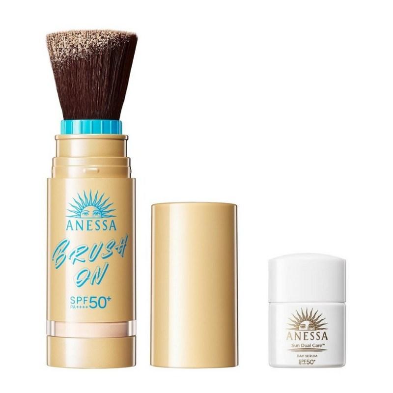 UV 3g Anessa Feel Kit Perfect Brush-on Powder SPF50+ PA+++++ Day, 1 Pcs