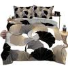 3D Digital Printing Maple Leaf Student Dormitory Bedding Three-Piece Quilt Cover Gift Kit Nordic Style