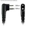Surveillance Earpiece 2 Pin Walkie Talkie Headphone 2 Way Radio Headset for Motorola CP200 GP2000