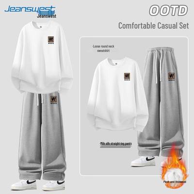 Jeanswest Men's Fleece-Lined Winter Tracksuit