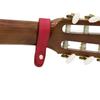Leather Guitar Strap Holder Button Safe Lock with Strong Metal Fastener Fits Above Neck on Headstock Guitar Accessaries