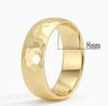 Black Stainless Steel Couple Ring Fashion Hammered Multi-faceted Titanium Rings for Men Women Wedding Engagement Jewelry