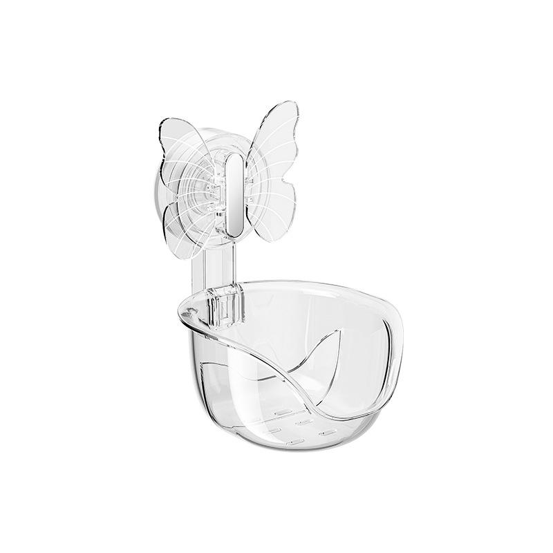 Bathroom Storage Rack Punch-free Storage Box Bathroom Suction Cup Wall-mounted Washbasin Makeup Storage Rack