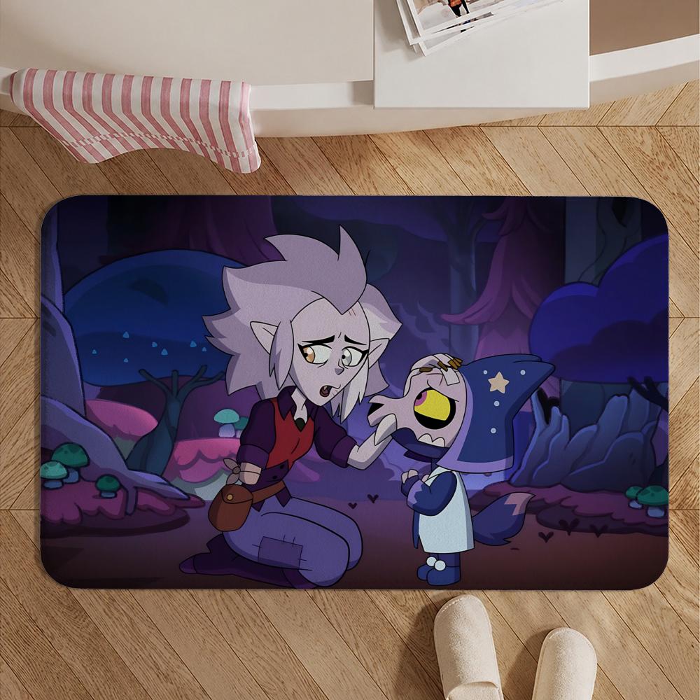 Animation-The Owl HouseS Floor Mat Soft Non-Slip Bath Mat, Bedside Carpet, Absorbent Doormat for Home