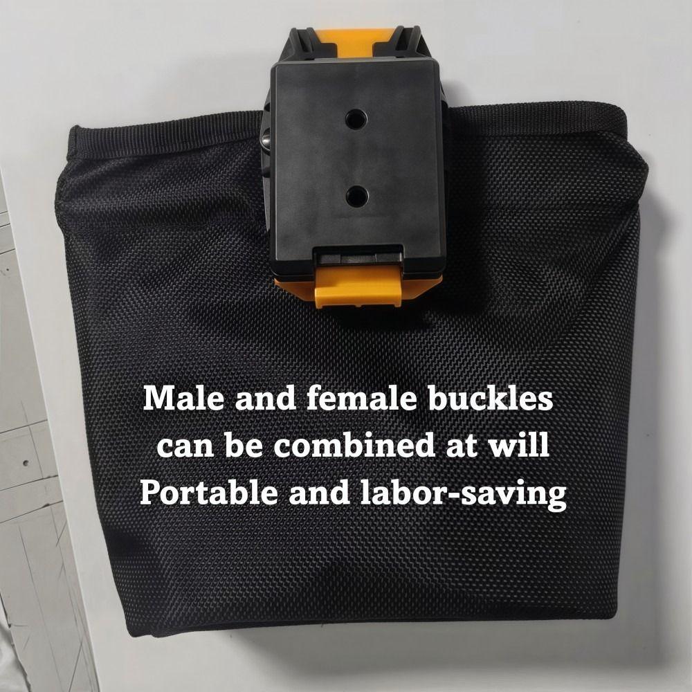 High Quality Sturdy ABS Waist Buckle Durable Quick Attach Waist Bag Clip Replacement Compatible Tool Belt Professional Use