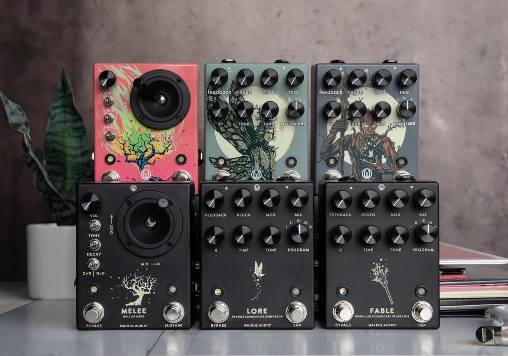 WALRUS AUDIO Melee Wall of Noise BLACK Distortion/Reverb WAL-MELEE