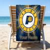 Custom Name Beach Towel Indiana Basketball Team  Beach Towel, Soft Microfiber, Gift for Her/Him, Birthday, for Pool, Beach, Travel, Fan Gifts