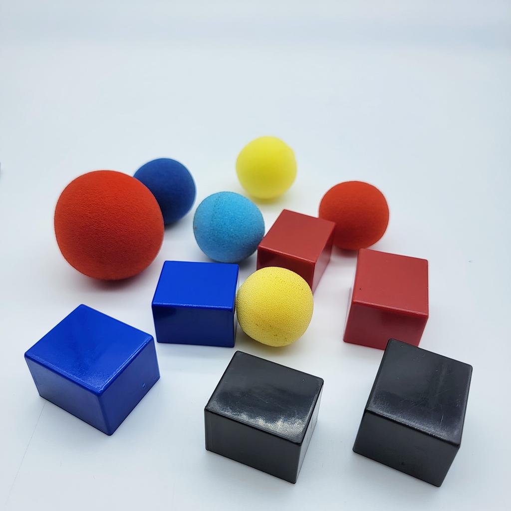 1 Set  New Magic In And Outer Ball Box Tricks Close Up Magic Prop Easy To Do Magician Gimmick Magic Props Children's Toys