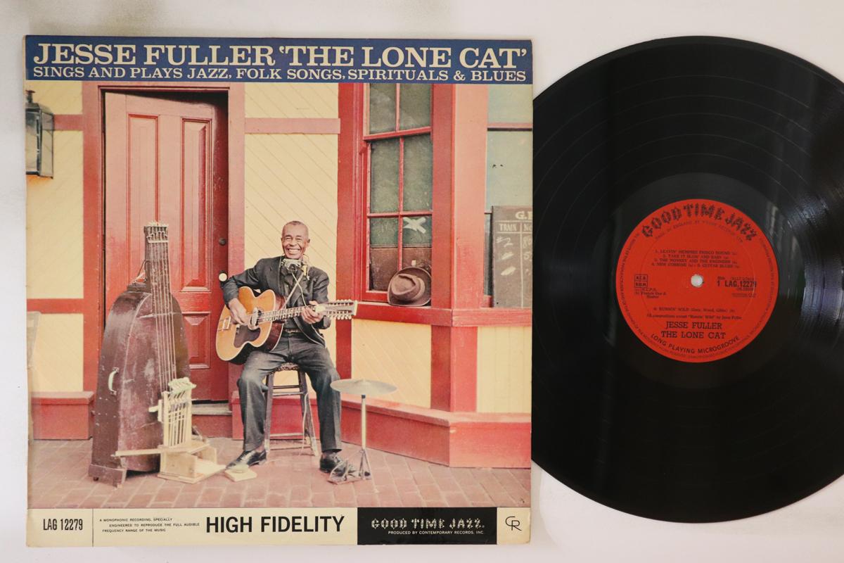 

LP Record JESSE FULLER Lone Cat LAG12279 GOOD TIME JAZZ 1961 UK Blues Used