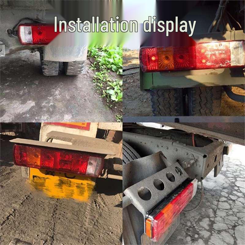 Howo 380 Rear Brake Tail Light for Heavy Trucks with Foam Type Socket