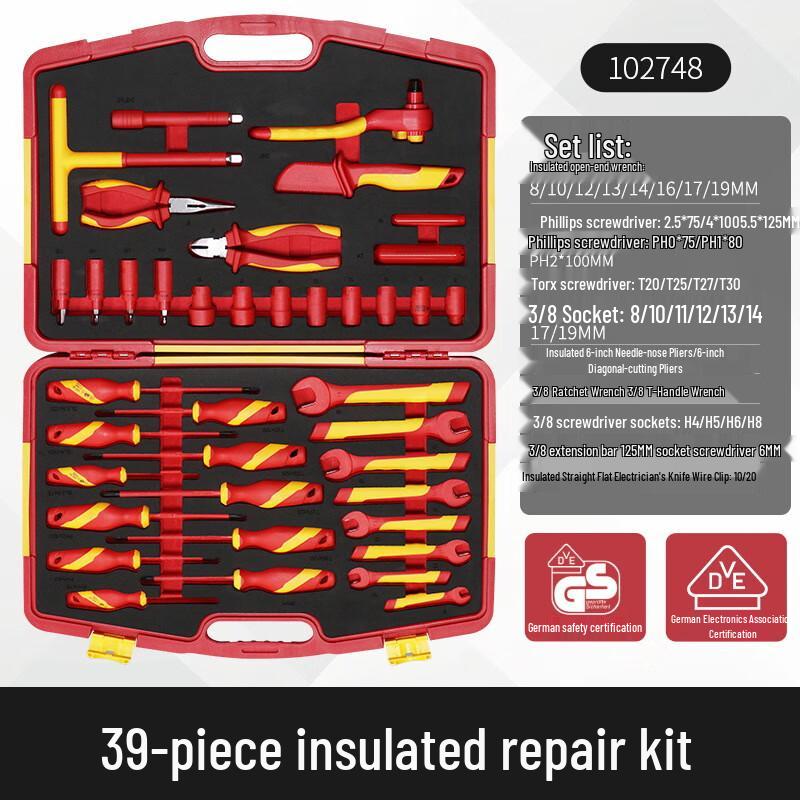EXPLOIT 39-Piece Insulated Repair Tool Set