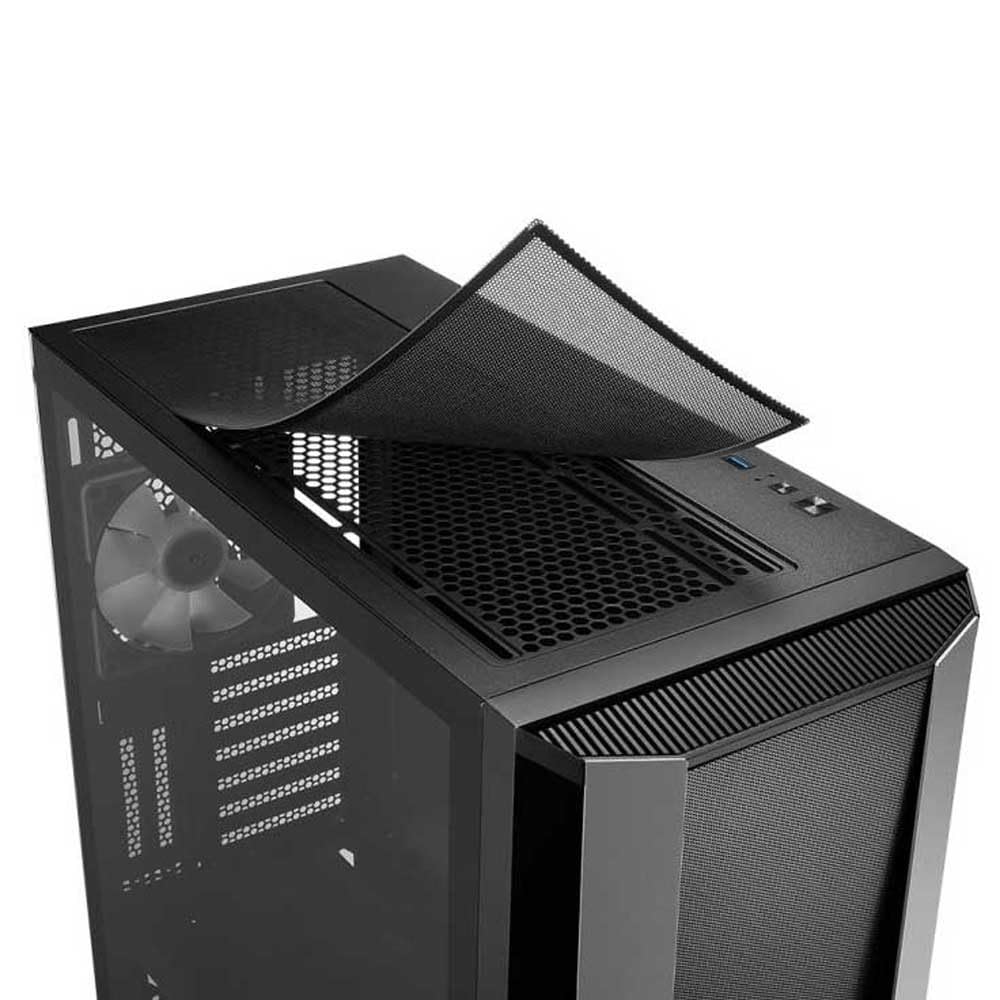 Sharkoon Mid Tower PC Case Front Mesh Panel 120 Mm Equipped with 4 ARGB Fans USB Type C Port Equipped with RGB Controller RGB Japanese Authorized