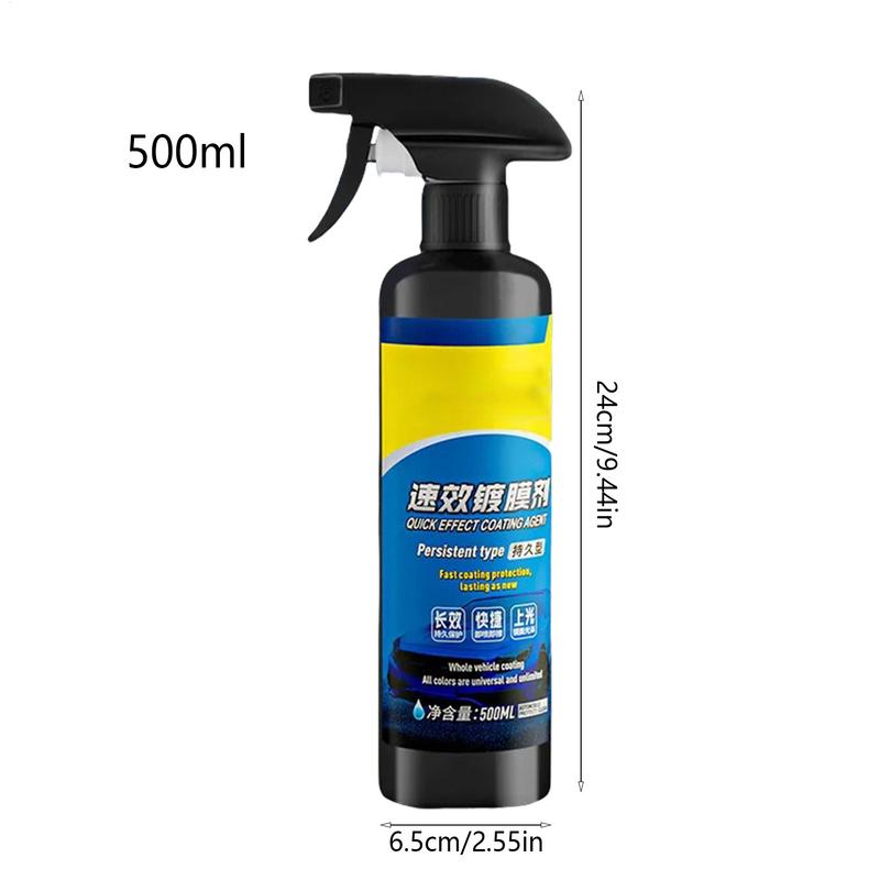 Car Coating Agent Car Paint Polish Restorer 500ml Glaze Liquid Wax Cleaning For Aircraft Exterior Interior Trim Glass Water