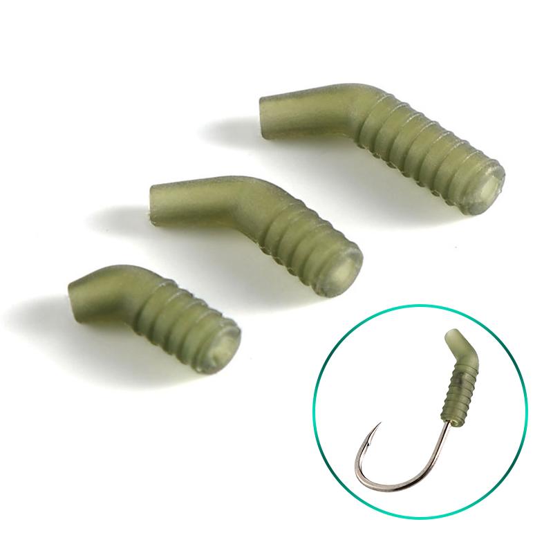 20Pcs Aligner Carp Fishing Accessories Anti Entanglement Sleeves Fishing Terminal Tackle TPE Fish Hook Sleeves