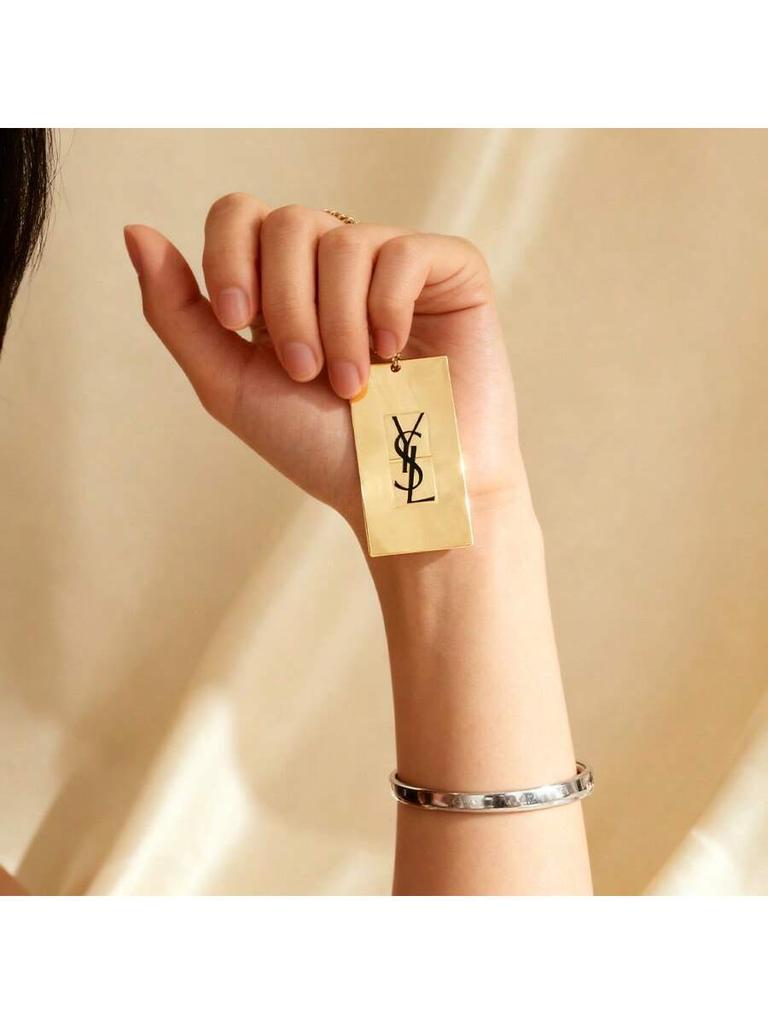 YSL Gold Chain Compact Mirror, an Essential Item for Touch-ups On the Go.