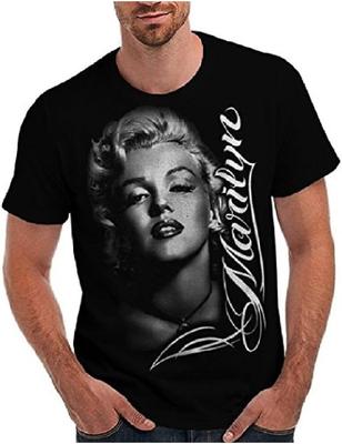 Lucky Ride Marilyn Pánské tričko Nová podpisová póza Černé tričko