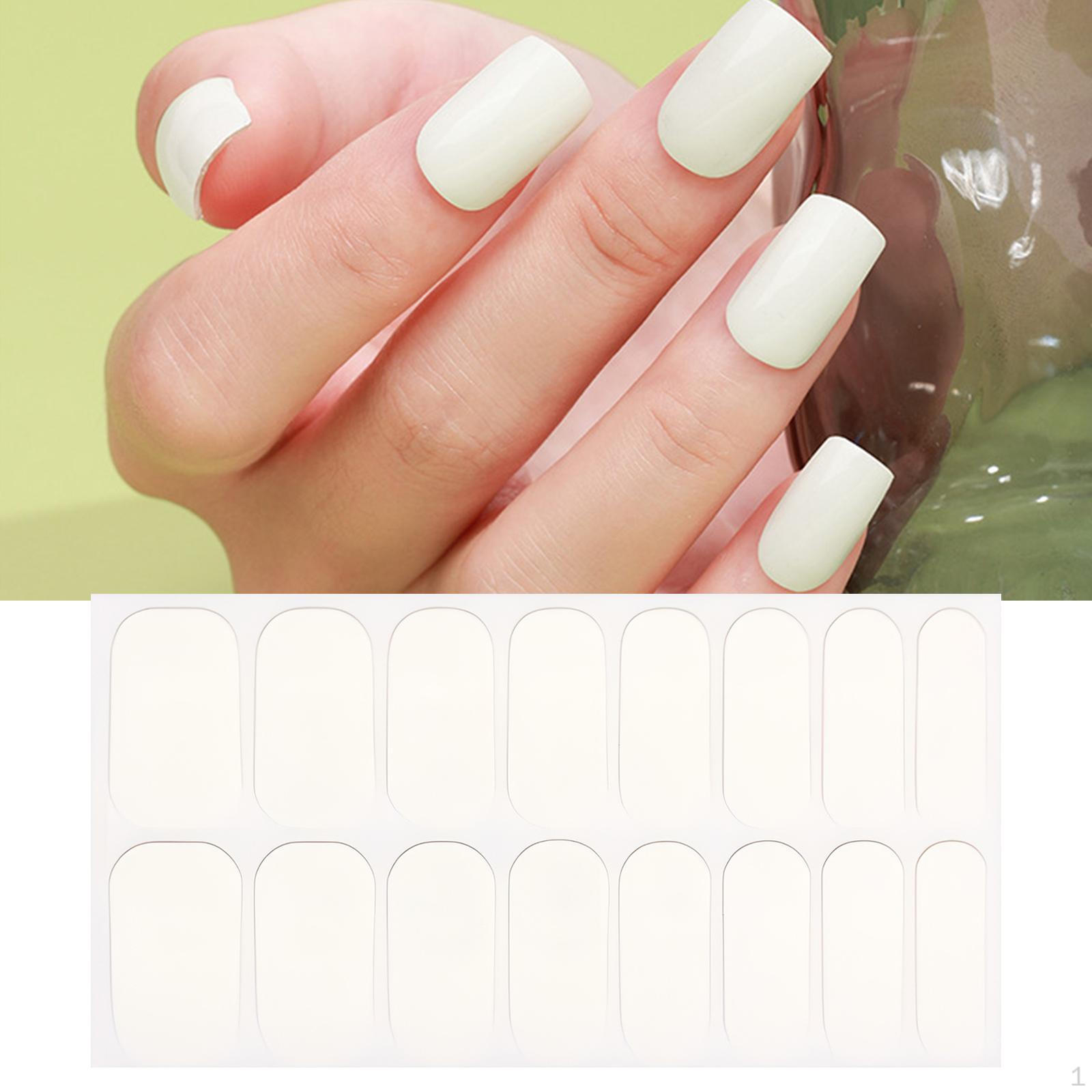 

Гелевые обертывания для ногтей для женщин – легкое использование и снятие White