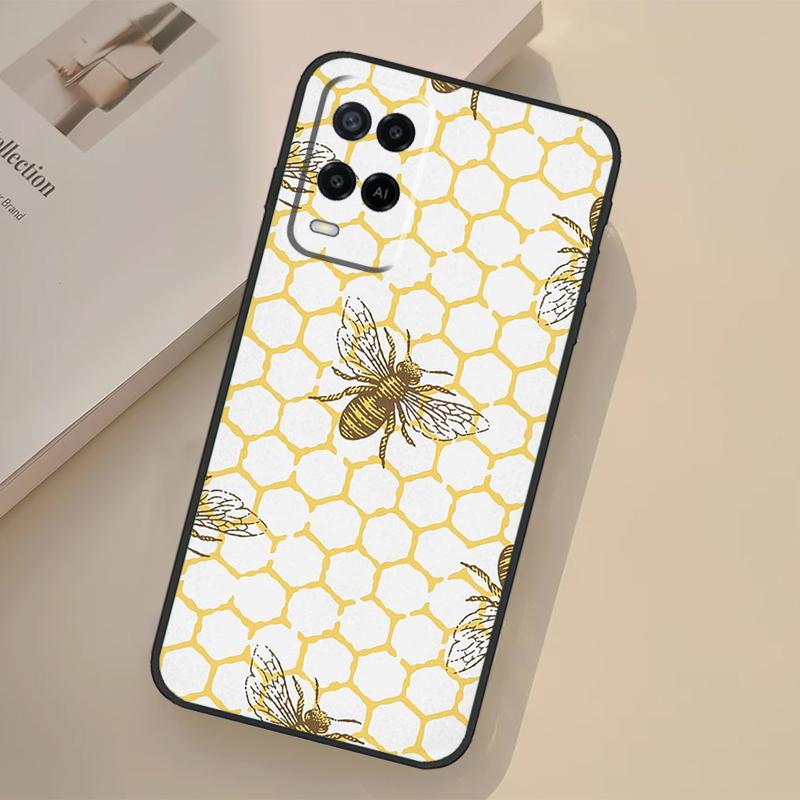 Bienenhonig Hülle Für Oppo A76 A96 A16 A17 A18 A60 A80 A40 A38 A58 A78 A98 A94 A74 A54 A15 A57 A77 A5 Pro