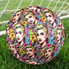 Marilyn Monroe Print Size 5 Soccer Ball, Standard Match Football for Sports Game and Team Practice, Ideal Gift for Soccer Fans