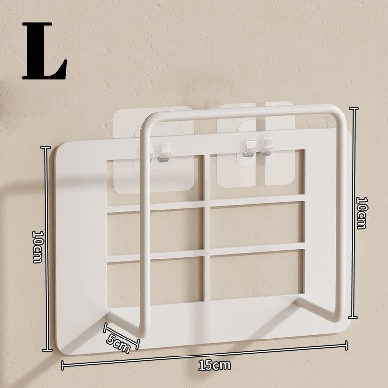 Easy To Install Wall Mount Router Stand Rack for Storage Box Bracket and Top Box No Drilling Required Wi-Fi Rack White Cast Iron