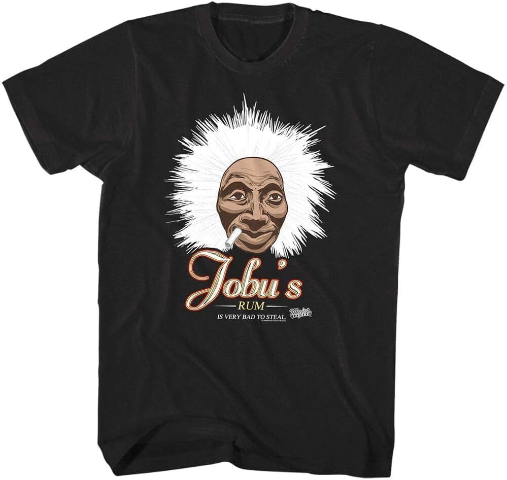 Major League Jobu s Rum is Very Bad to Steal Men s T Shirt 80 S Comedy Sheen Top Black 3XL чёрный