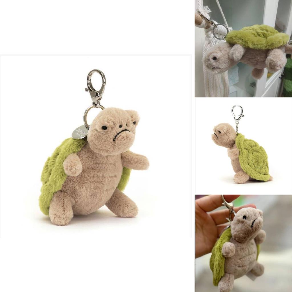 Plush Turtle Keychain With Pp Cotton Filling For Kids And Collectors