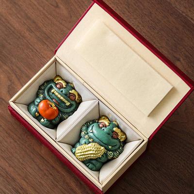 BW High-End Auspicious Resin Tea Pet & Table Ornament